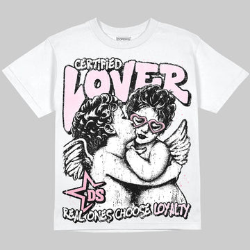 Jordan 4 "Iced Carmine" DopeSkill T-Shirt Real Ones Choose Loyalty Graphic Streetwear - White