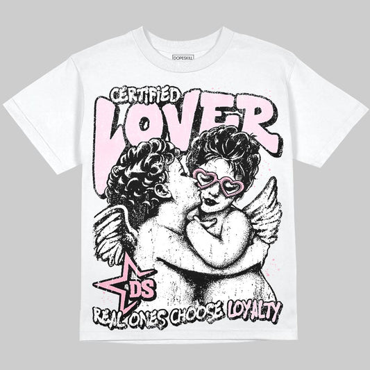Jordan 4 "Iced Carmine" DopeSkill T-Shirt Real Ones Choose Loyalty Graphic Streetwear - White