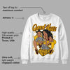 Yellow Bordeaux DopeSkill Sweatshirt Queen Of Hustle Graphic