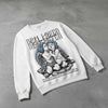 Wolf Grey 5s DopeSkill Sweatshirt Real Lover Graphic