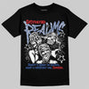 Jordan Spizike Low “Storm Blue” DopeSkill T-Shirt Distorted Realms Graphic Streetwear - Black