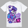 Dunk Low Championship Court Purple DopeSkill T-Shirt Broken Heart Graphic Streetwear - White