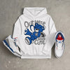 “True Blue” 3s DopeSkill Hoodie Sweatshirt Out Here Being Cute Graphic