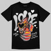 Dunk Low Panda White Black DopeSkill T-Shirt Love Shot Graphic Streetwear - black