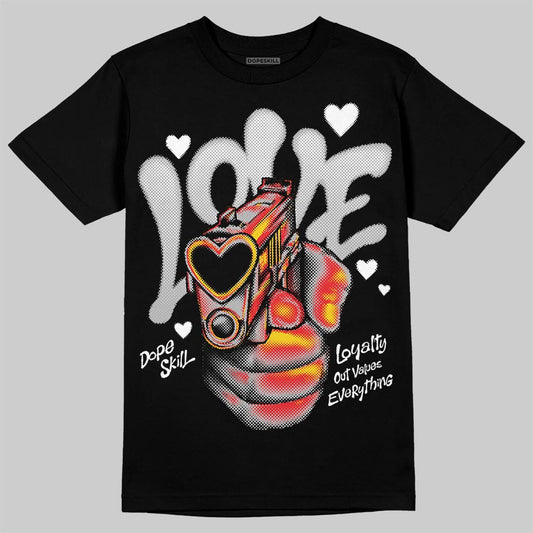 Dunk Low Panda White Black DopeSkill T-Shirt Love Shot Graphic Streetwear - black