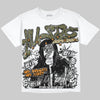 Olive Sneakers DopeSkill Oversize Print T-Shirt No Money No Lust Graphic Streetwear