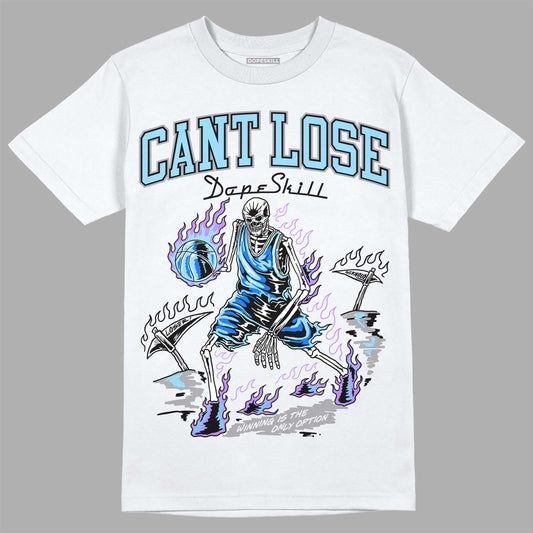 Jordan 7 Retro Chambray DopeSkill T-Shirt Cant Lose Graphic Streetwear - White