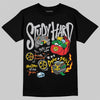 Grey Sneakers DopeSkill T-Shirt Study Hard Graphic Streetwear - black