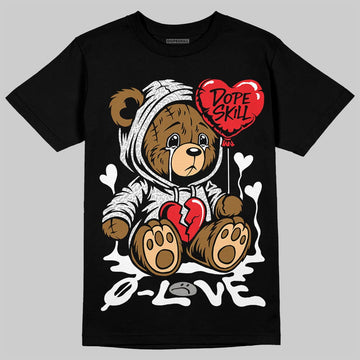 Jordan 3 Retro Pure Money DopeSkill T-Shirt Broken Bear Graphic Streetwear - Black
