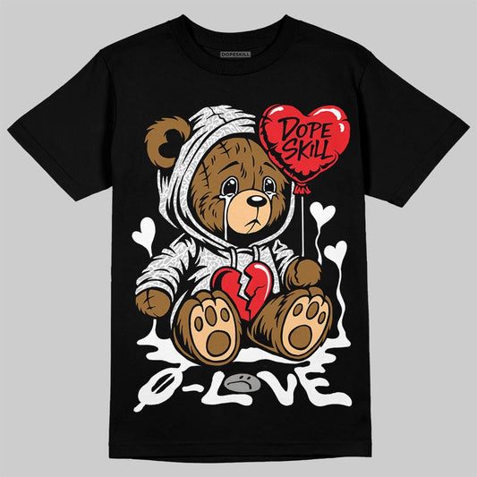 Jordan 3 Retro Pure Money DopeSkill T-Shirt Broken Bear Graphic Streetwear - Black