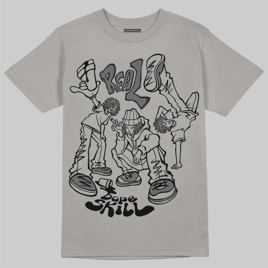 Grey Sneakers DopeSkill Grey T-Shirt Real Y2K Players Graphic Streetwear