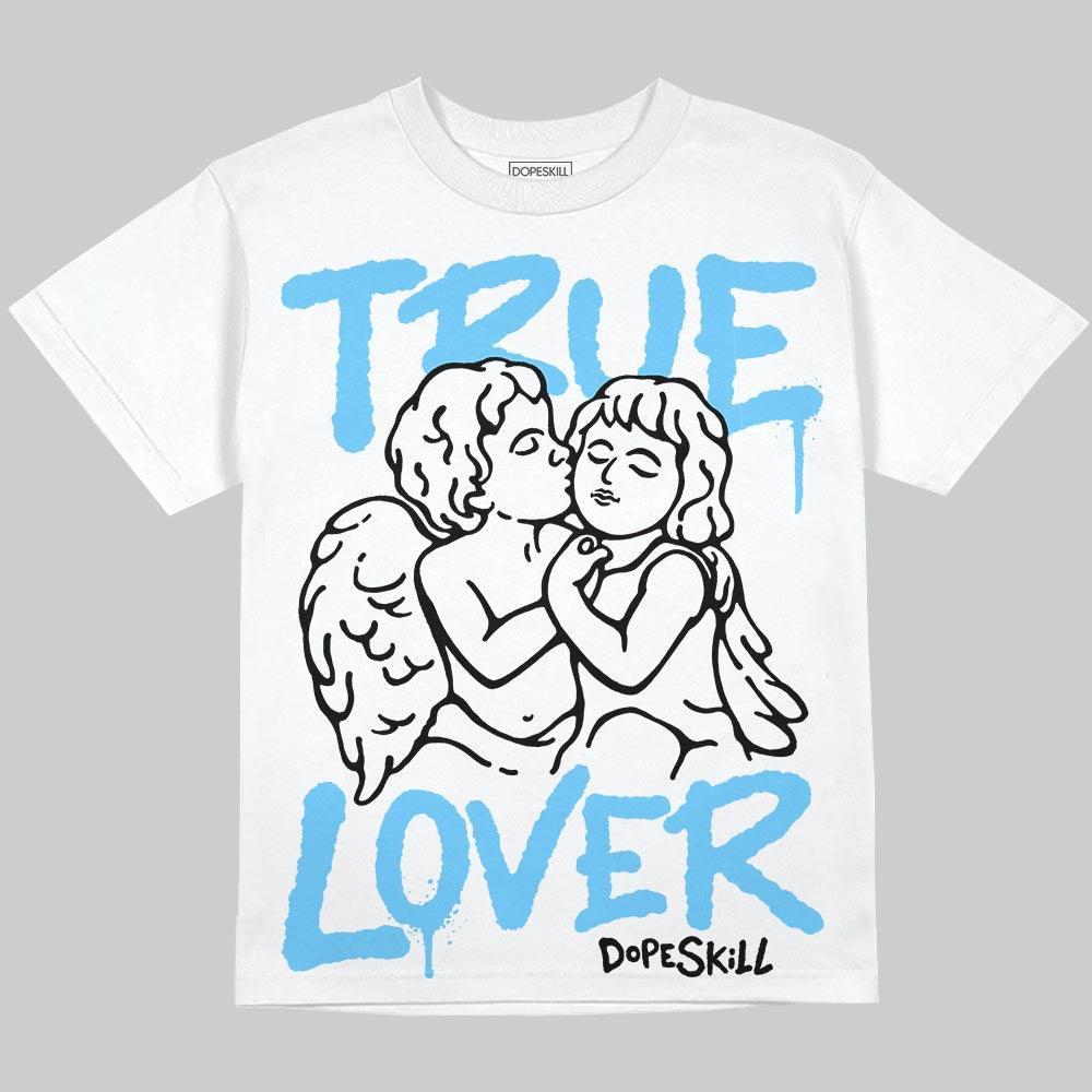 Jordan 11 Retro Legend Blue DopeSkill Oversize Print T-Shirt True Lover Graphic Streetwear