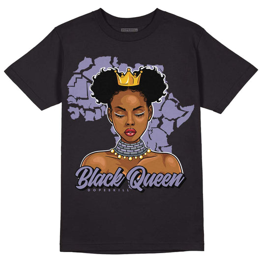 Jordan 5 Retro Low Indigo Haze DopeSkill T-Shirt Black Queen Graphic Streetwear  - Black