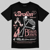 Jordan 40 “Dusty Rose” DopeSkill T-Shirt Broken Bones Graphic Streetwear - Black
