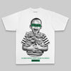 Green Oversize Print Scared Money Don't Make No Money DopeSkill Graphic Premium T-shirt Streetwear - WHite