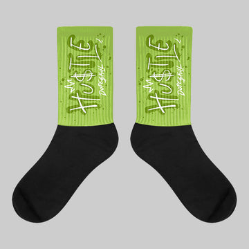 Dunk 'Chlorophyll' DopeSkill Sublimated Socks Hustle Graphic