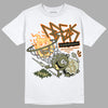 Jordan 4 Retro SE Craft Medium Olive DopeSkill T-Shirt Break Through Graphic Streetwear - White 