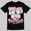 Jordan 4 Iced Carmine DopeSkill T-Shirt Stay Solid Graphic Streetwear - Black