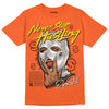 Jordan 3 Georgia Peach DopeSkill Orange T-shirt Never Stop Hustling Graphic Streetwear