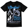 Jordan Spiz’ike Low “White/Obsidian” DopeSkill T-Shirt Broken Bones Graphic Streetwear - black