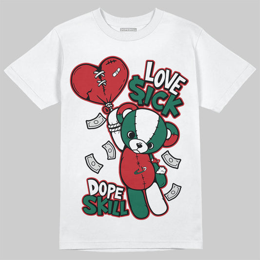 Jordan 5 ‘El Grito’ DopeSkill T-Shirt Love Sick Graphic Streetwear - White