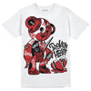 Jordan 12 “Red Taxi” DopeSkill T-Shirt Broken Heart Graphic Streetwear - White 