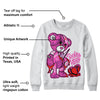 Hyper Violet 4s DopeSkill Sweatshirt Broken Heart Graphic