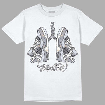 Jordan 4 Retro Frozen Moments DopeSkill T-Shirt Breathe Graphic Streetwear - White 