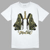 Jordan 4 Retro SE Craft Medium Olive DopeSkill T-Shirt Breathe Graphic Streetwear - White