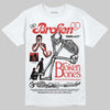 Jordan 6 “Reverse Infrared” DopeSkill T-Shirt Broken Bones Graphic Streetwear - White 