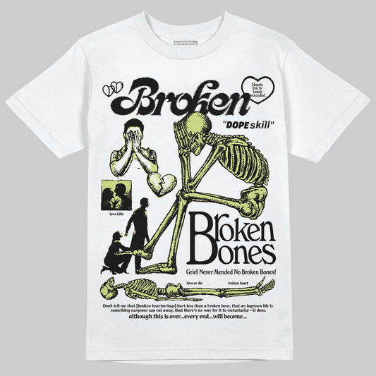 Jordan 11 “Inner Beast” DopeSkill T-Shirt Broken Bones Graphic Streetwear - White