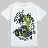 Air Foamposite Pro "Voltage" DopeSkill T-Shirt Smile Through The Pain Graphic Streetwear - White