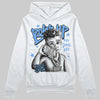 Jordan 5 Black University Blue DopeSkill Hoodie Sweatshirt Boss Up Graphic Streetwear - White 