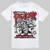 Jordan 12 “Bloodline” DopeSkill T-Shirt Distorted Realms Graphic Streetwear - White