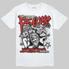Jordan 4 Retro OG Nigel Sylvester Brick After Brick DopeSkill T-Shirt Distorted Realms Graphic Streetwear - White 
