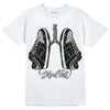 Jordan 1 Low OG “Shadow” DopeSkill T-Shirt Breathe Graphic Streetwear - White