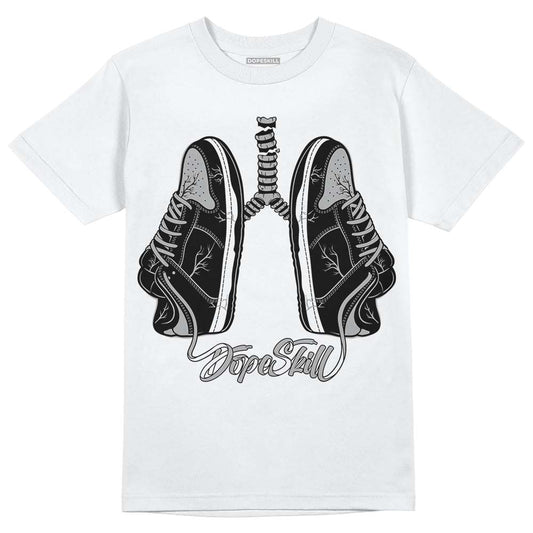 Jordan 1 Low OG “Shadow” DopeSkill T-Shirt Breathe Graphic Streetwear - White