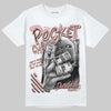 Jordan 40 “Dusty Rose” DopeSkill T-Shirt Pocket Change Graphic Streetwear - White
