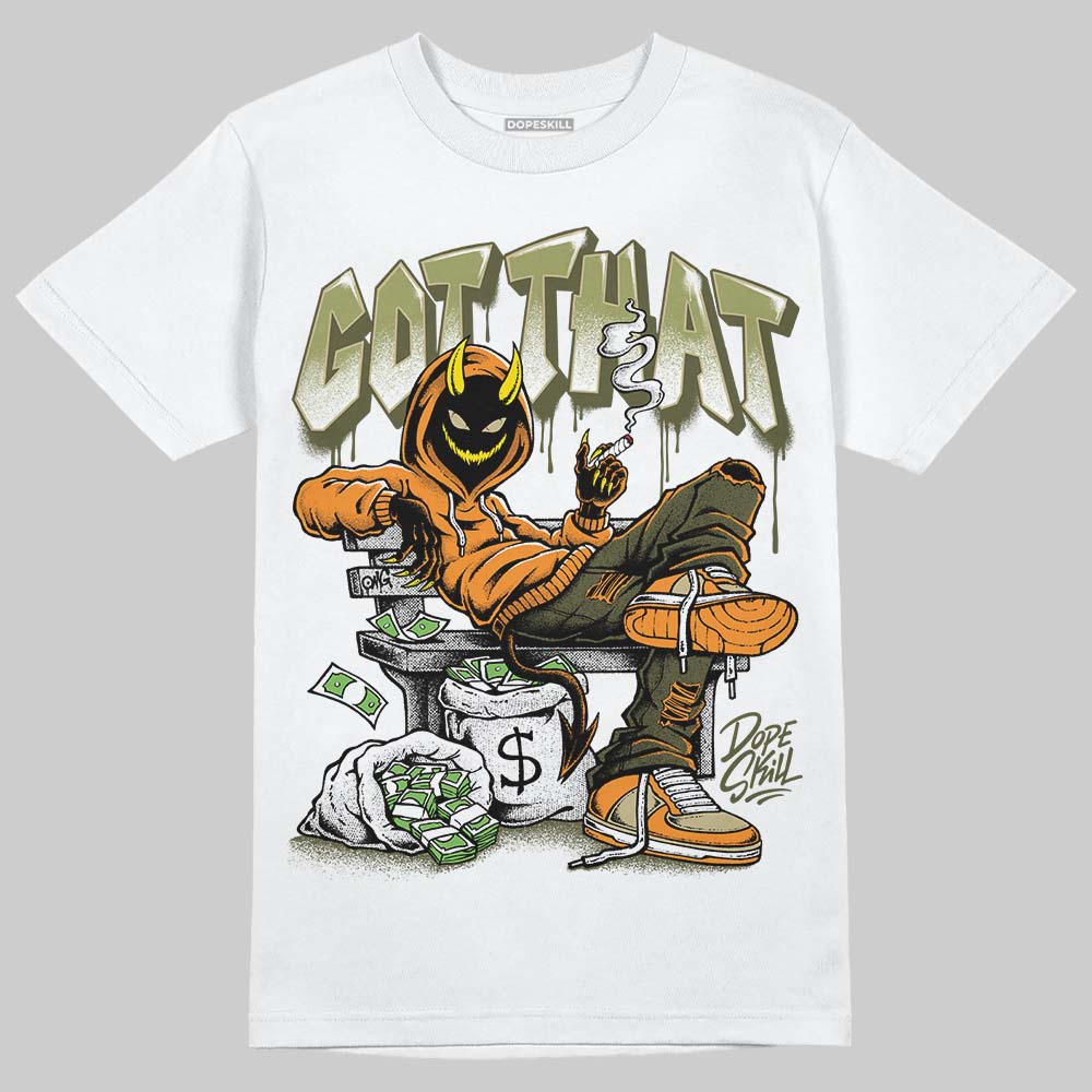 Olive Sneakers DopeSkill T-Shirt Got That Graphic Streetwear - White