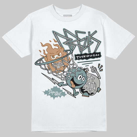 Nike Air Max 1 Low Poly “Adventure” DopeSkill T-Shirt Break Through Graphic Streetwear - White