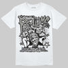Jordan 5 "White Metallic" DopeSkill T-Shirt Distorted Realms Graphic Streetwear - White