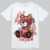 Jordan 5 "Sunset" DopeSkill T-Shirt Smile Through The Pain Graphic Streetwear - White 