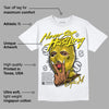 Vivid Sulfur 4s DopeSkill T-Shirt Never Stop Hustling Graphic