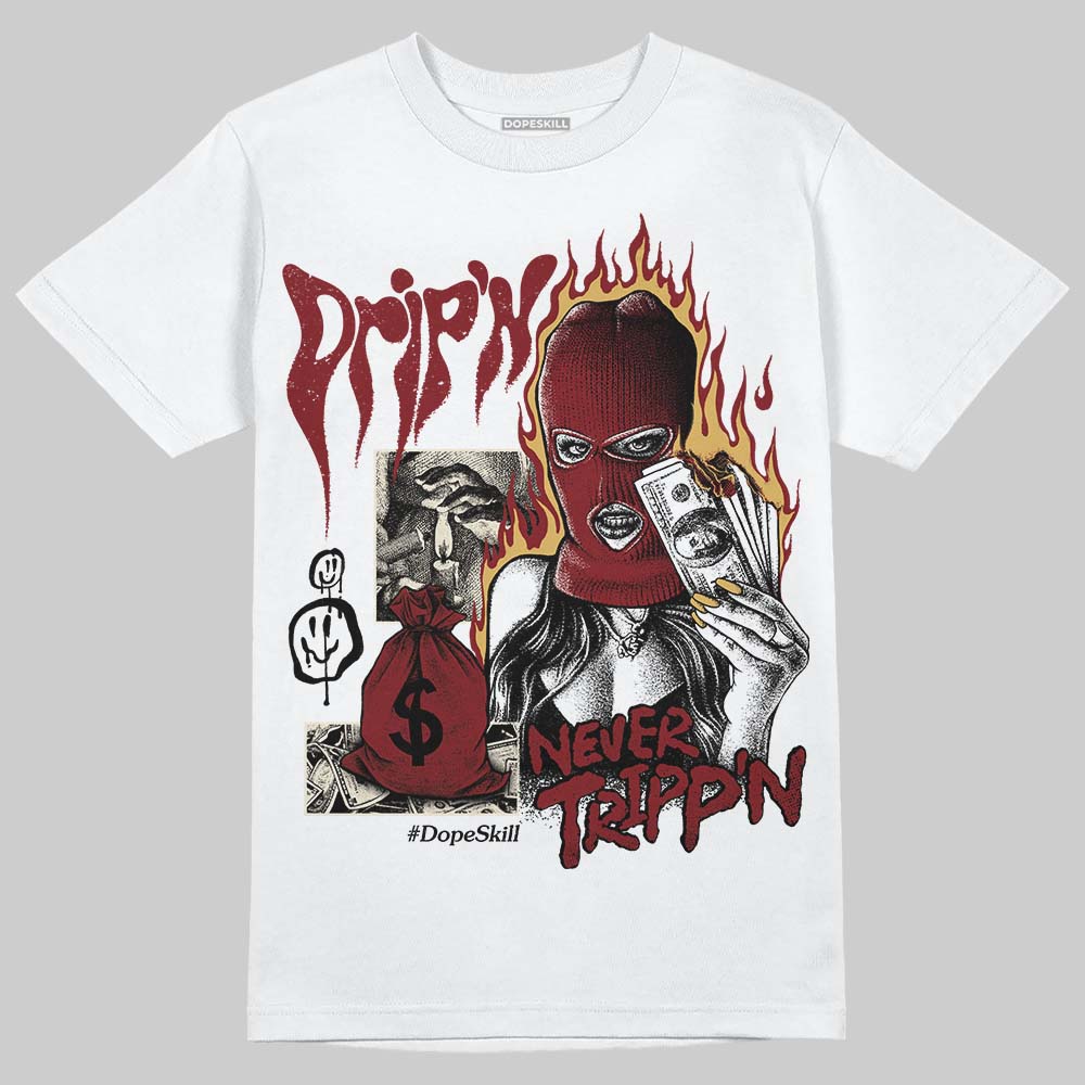 Dunk Low SE Sisterhood Sail Team Red W DopeSkill T-Shirt Drip'n Never Tripp'n Graphic Streetwear - White 