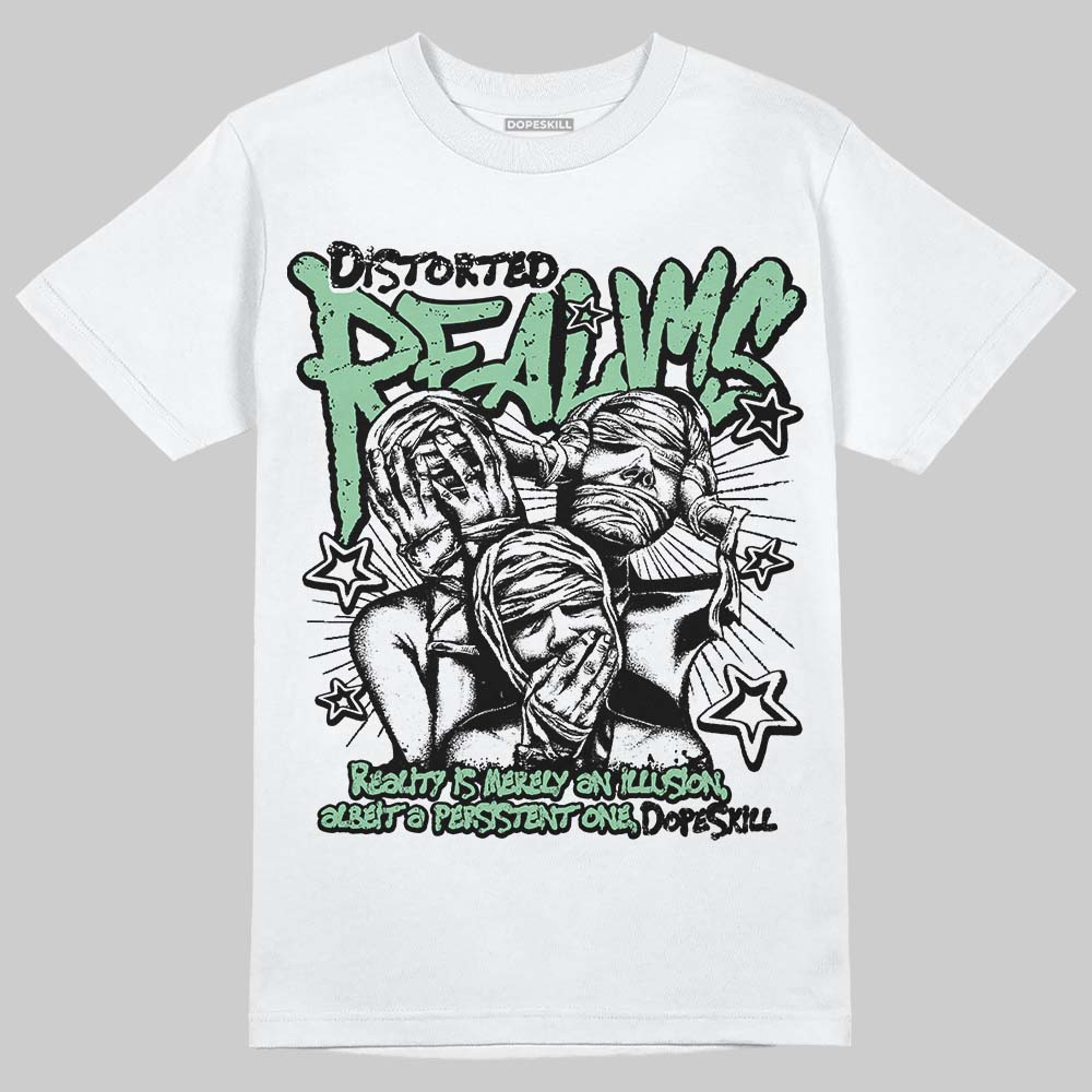 Asics Gel-Kayano 12.1 White/Menthol DopeSkill T-Shirt Distorted Realms Graphic Streetwear - White 