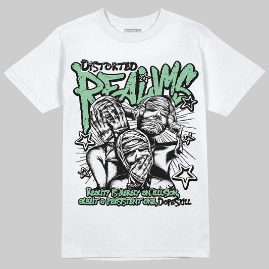 Asics Gel-Kayano 12.1 White/Menthol DopeSkill T-Shirt Distorted Realms Graphic Streetwear - White 