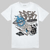 Adidas Samba OG White Black Clear Granite DopeSkill T-Shirt Break Through Graphic Streetwear - White