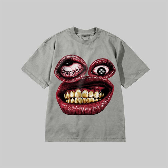 SMILE'S A LIE DopeSkill Premium T-shirt Streetwear - Grey