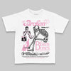 Jordan 12 GS “Pearl Pink” DopeSkill Toddler Kids T-shirt Broken Bones Graphic Streetwear - White