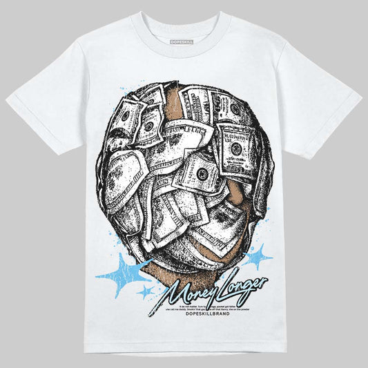 Jordan 11 Retro Legend Blue DopeSkill T-Shirt Money Longer Graphic Streetwear - White